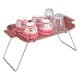 ALSANIDI, Galvanized iron utensiL drying table, Drying Rack, Brown, Size 33.5*18.5*15.3 Cm