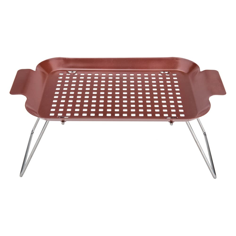 ALSANIDI, Galvanized iron utensiL drying table, Drying Rack, Brown, Size 33.5*18.5*15.3 Cm