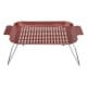 ALSANIDI, Galvanized iron utensiL drying table, Drying Rack, Brown, Size 33.5*18.5*15.3 Cm