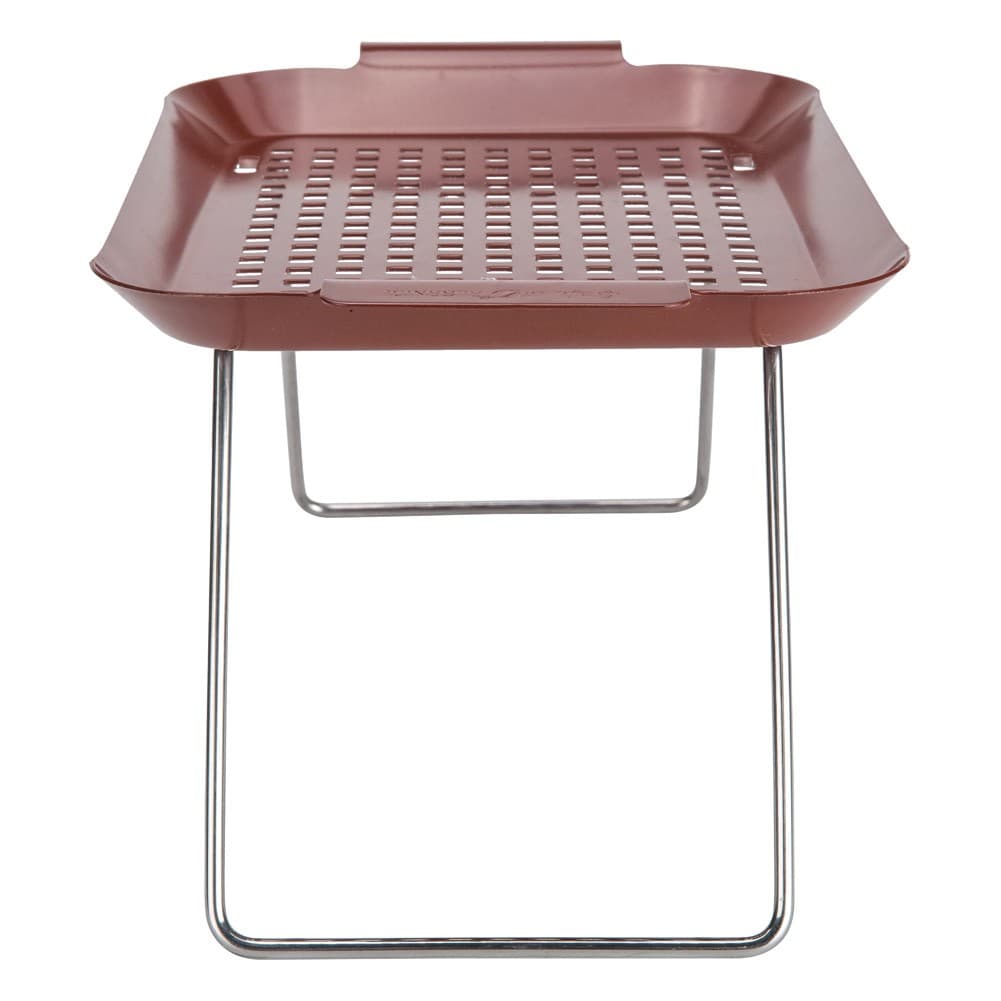 ALSANIDI, Galvanized iron utensiL drying table, Drying Rack, Brown, Size 33.5*18.5*15.3 Cm