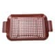 ALSANIDI, Galvanized iron utensiL drying table, Drying Rack, Brown, Size 33.5*18.5*15.3 Cm