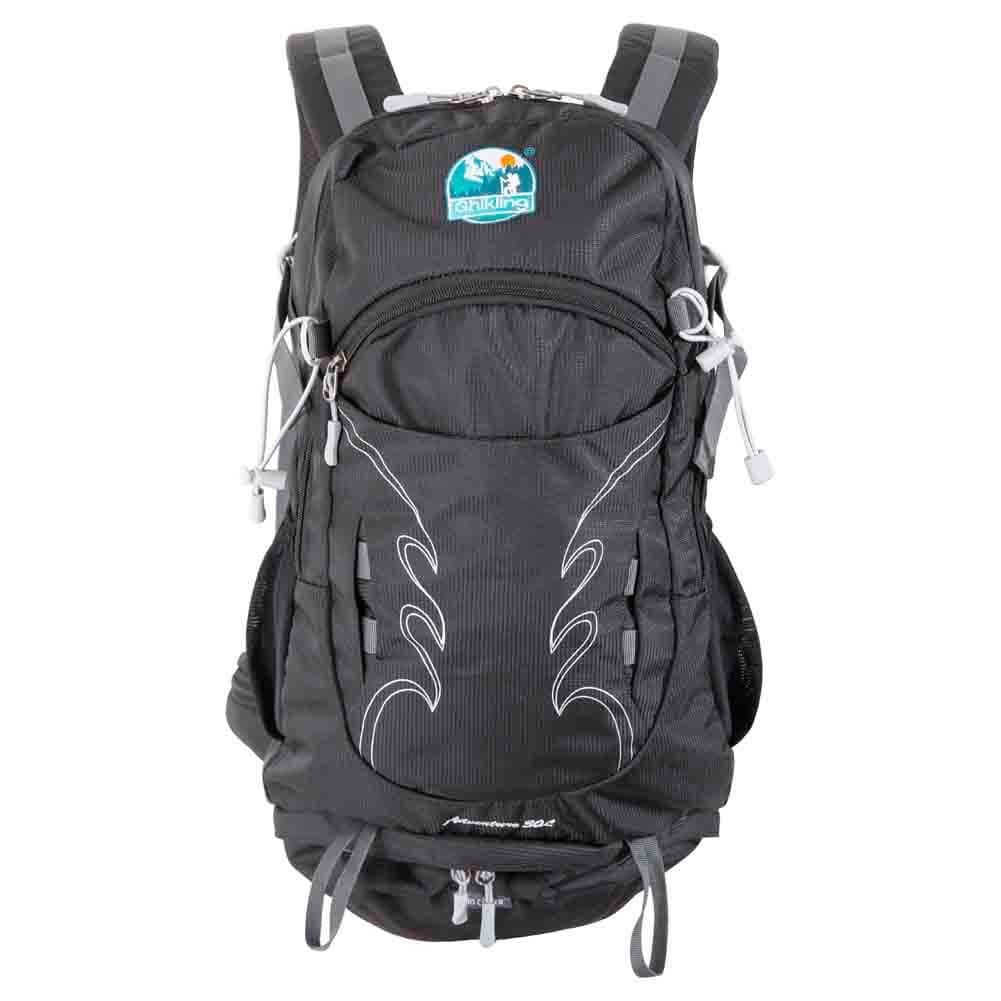 Ghiking, Hiking bag, back bag, Black, Size 29*14*53 Cm