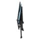 ALSANIDI, Portable Toilet Chair, Portable Toilet, Black*Turquoise, Size 48*38*82 Cm