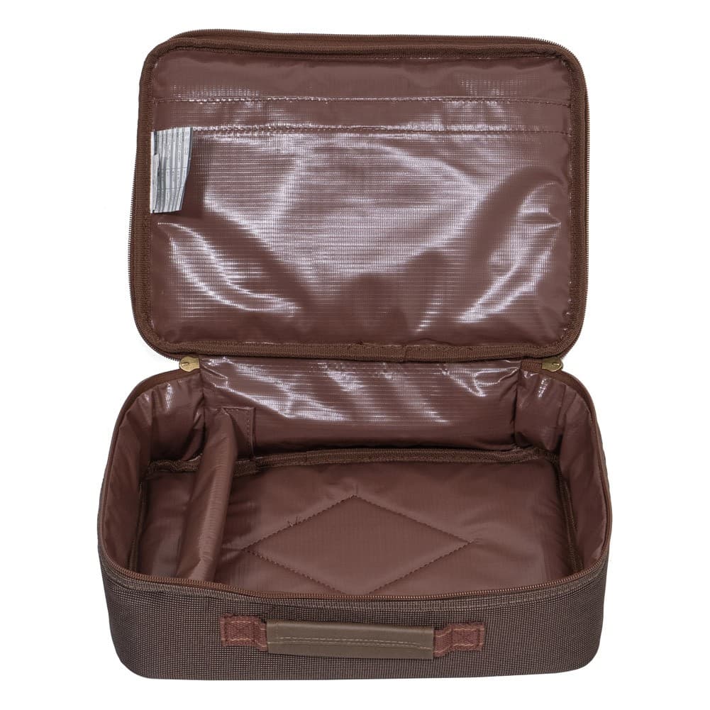 ALSANIDI, Tea Bag for Trips, Tea Bag, Coffee Brown, Size 33.5*11*24Cm