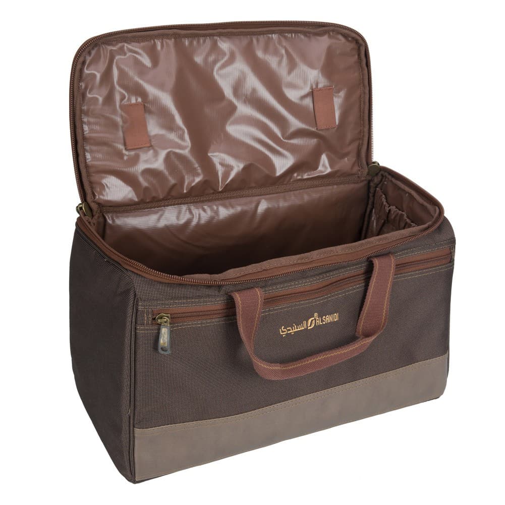 ALSANIDI, Al-Rahala Coffee and Tea Bag, Camping bag, Coffee Brown, Size 45*23*27Cm