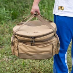 ALSANIDI, Al-Qassim bag for trips, Camping bag, Kaki, Size 42.5*42.5*28Cm