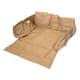 ALSANIDI, Car back trunk Mat for Prado + 2010, Back mat, Sulfur Yellow, Size 103*127*54.5Cm