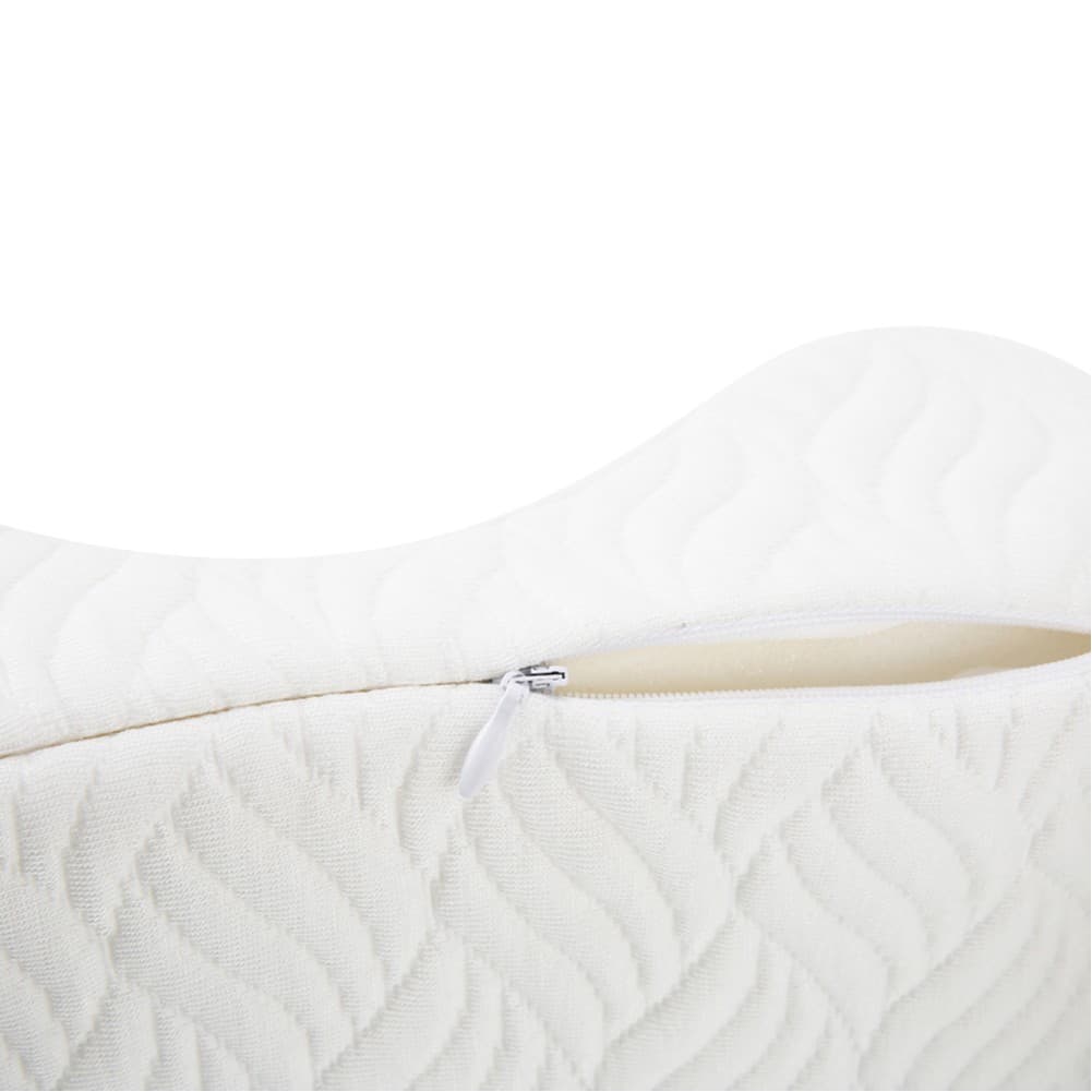 DPT, Medical pillow with memory foam filling, Foam seat cushion, White, Size 16*25 Cm