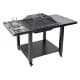 DPT, Grill with camping stove, Outdoor grill, Black, Size 120*62.5*66 Cm