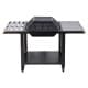 DPT, Grill with camping stove, Outdoor grill, Black, Size 120*62.5*66 Cm