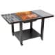 DPT, Grill with camping stove, Outdoor grill, Black, Size 120*62.5*66 Cm