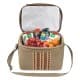 ALSANIDI, Heat and cold insulated keeping bag for food and drinks, Food bag for Trips, Woody, Size 32*22*22Cm