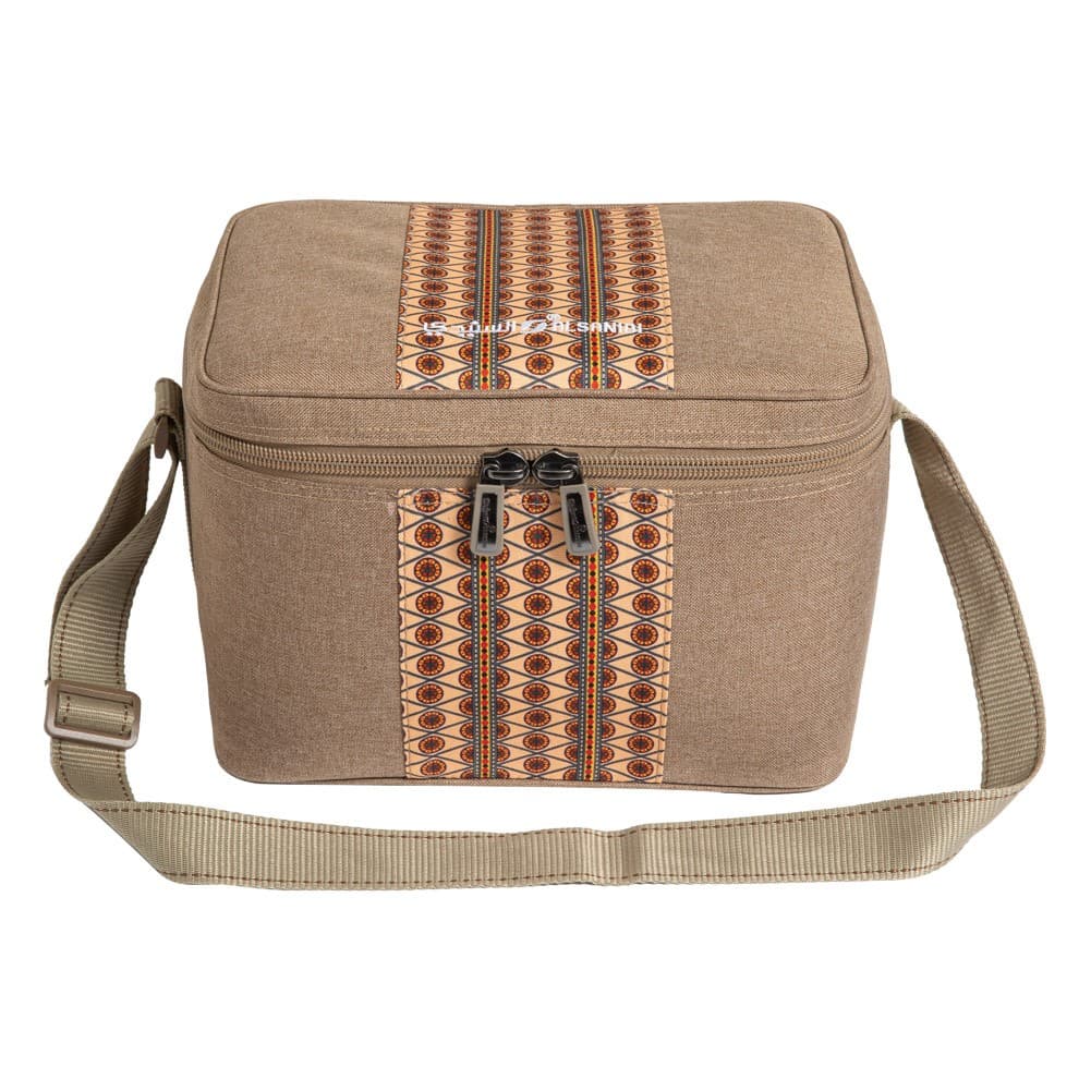 ALSANIDI, Heat and cold insulated keeping bag for food and drinks, Food bag for Trips, Woody, Size 32*22*22Cm
