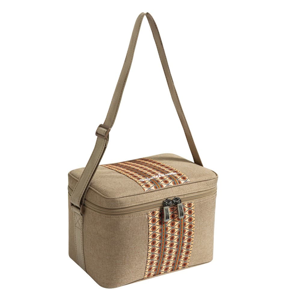 ALSANIDI, Heat and cold insulated keeping bag for food and drinks, Food bag for Trips, Woody, Size 32*22*22Cm