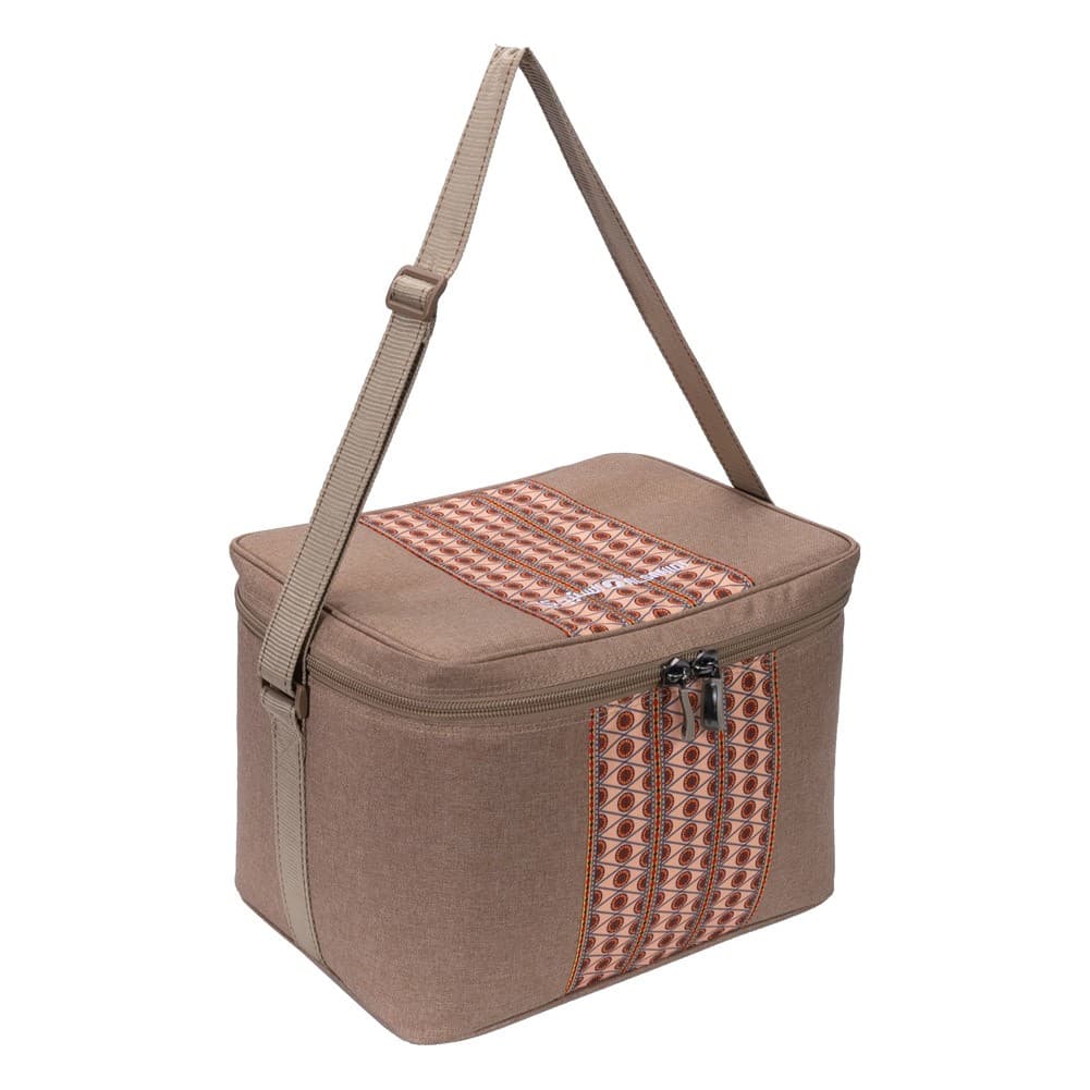 ALSANIDI, Heat and cold insulated keeping bag for food and drinks, Food bag for Trips, Woody, Size 36*26*26Cm