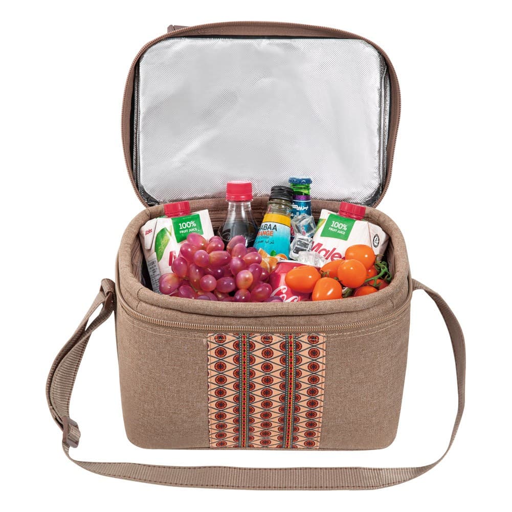 ALSANIDI, Heat and cold insulated keeping bag for food and drinks, Food bag for Trips, Woody, Size 36*26*26Cm