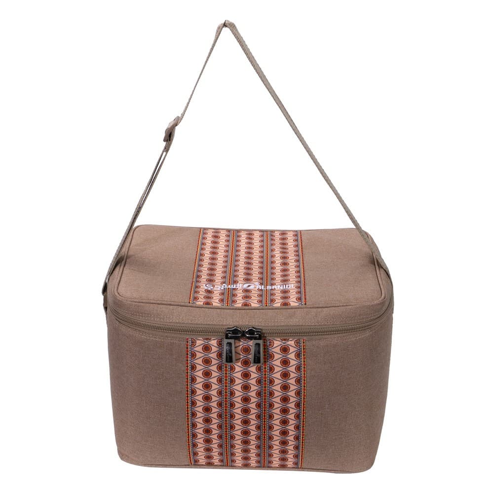 ALSANIDI, Heat and cold insulated keeping bag for food and drinks, Food bag for Trips, Woody, Size 36*26*26Cm