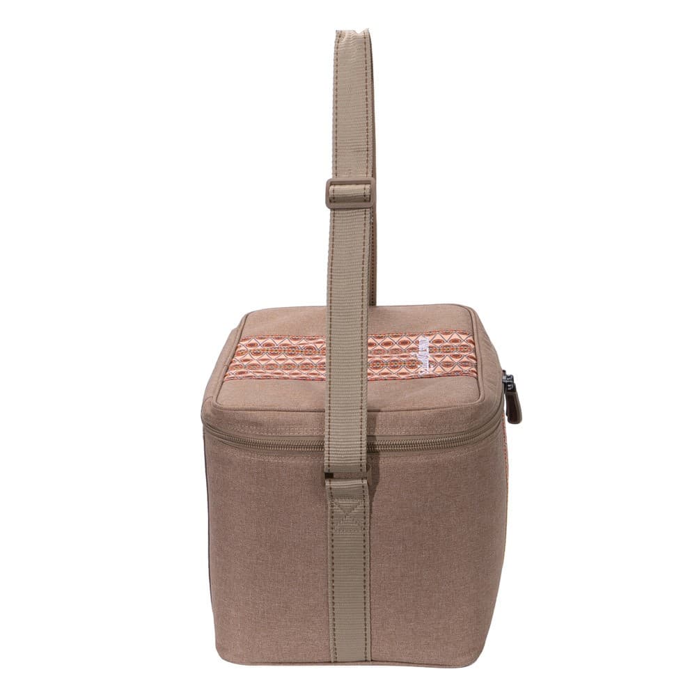 ALSANIDI, Heat and cold insulated keeping bag for food and drinks, Food bag for Trips, Woody, Size 36*26*26Cm