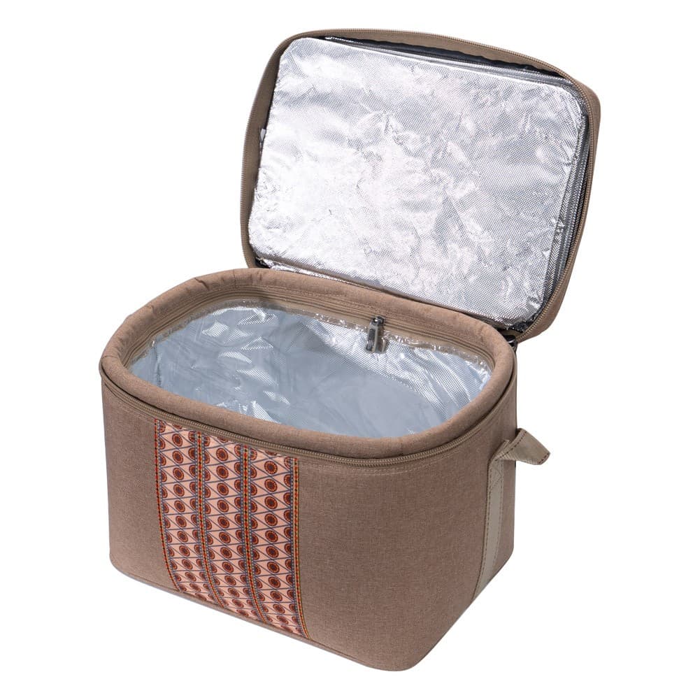ALSANIDI, Heat and cold insulated keeping bag for food and drinks, Food bag for Trips, Woody, Size 36*26*26Cm