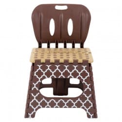 ALSANIDI, Multi-Purpose Chair, Camping Chair, Brown*Beige, Size 22*29*47 Cm