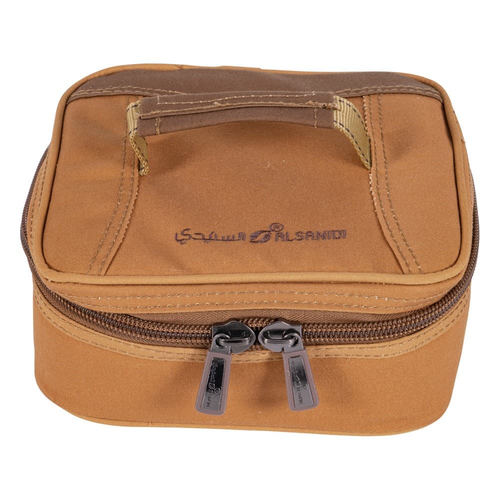 ALSANIDI, Cups and Mugs Bag for trips, Tea cups Bag, Sandy, Size 21*18*10Cm