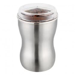 ALSANIDI, Stainless Steel Coffee Grinder, Small Coffee Grinder for Trips, Multicolored 