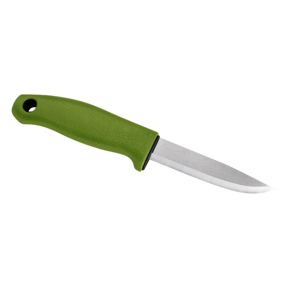 ALSANIDI, Hunter's Knife, Knife with a Fiber Sheath, Green