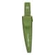 ALSANIDI, Hunter's Knife, Knife with a Fiber Sheath, Green*Black