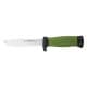 ALSANIDI, Hunter's Knife, Knife with a Fiber Sheath, Green*Black