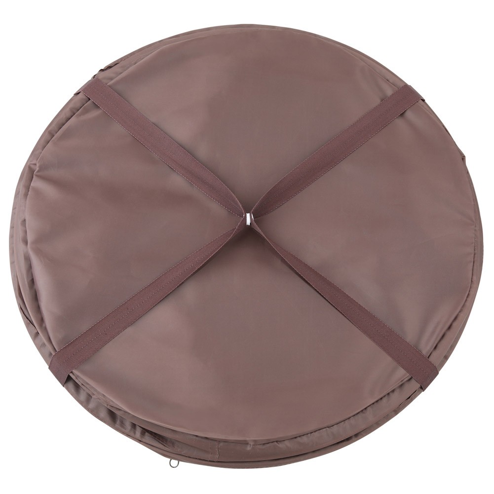 ALSANIDI, Foldable Waste Basket, Waste Paper Container, Brown, Size 65*47 Cm