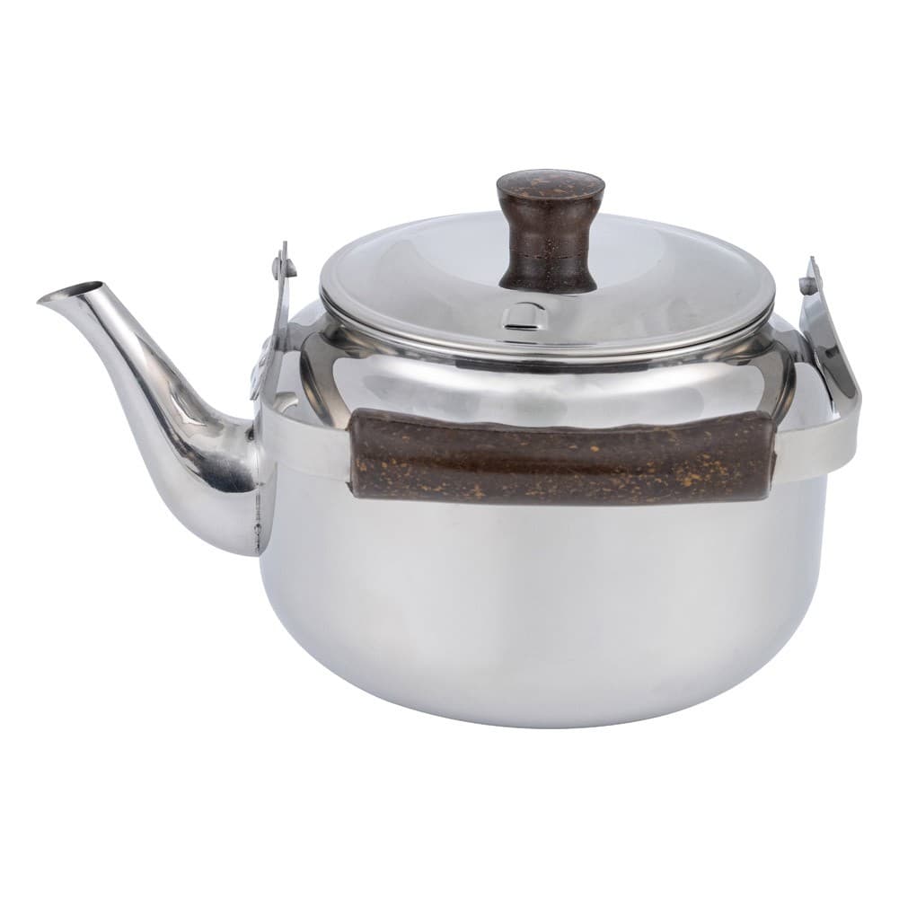 ALSANIDI, Stainless steel teapot, Teapot, Silver, capacity 2.7 L