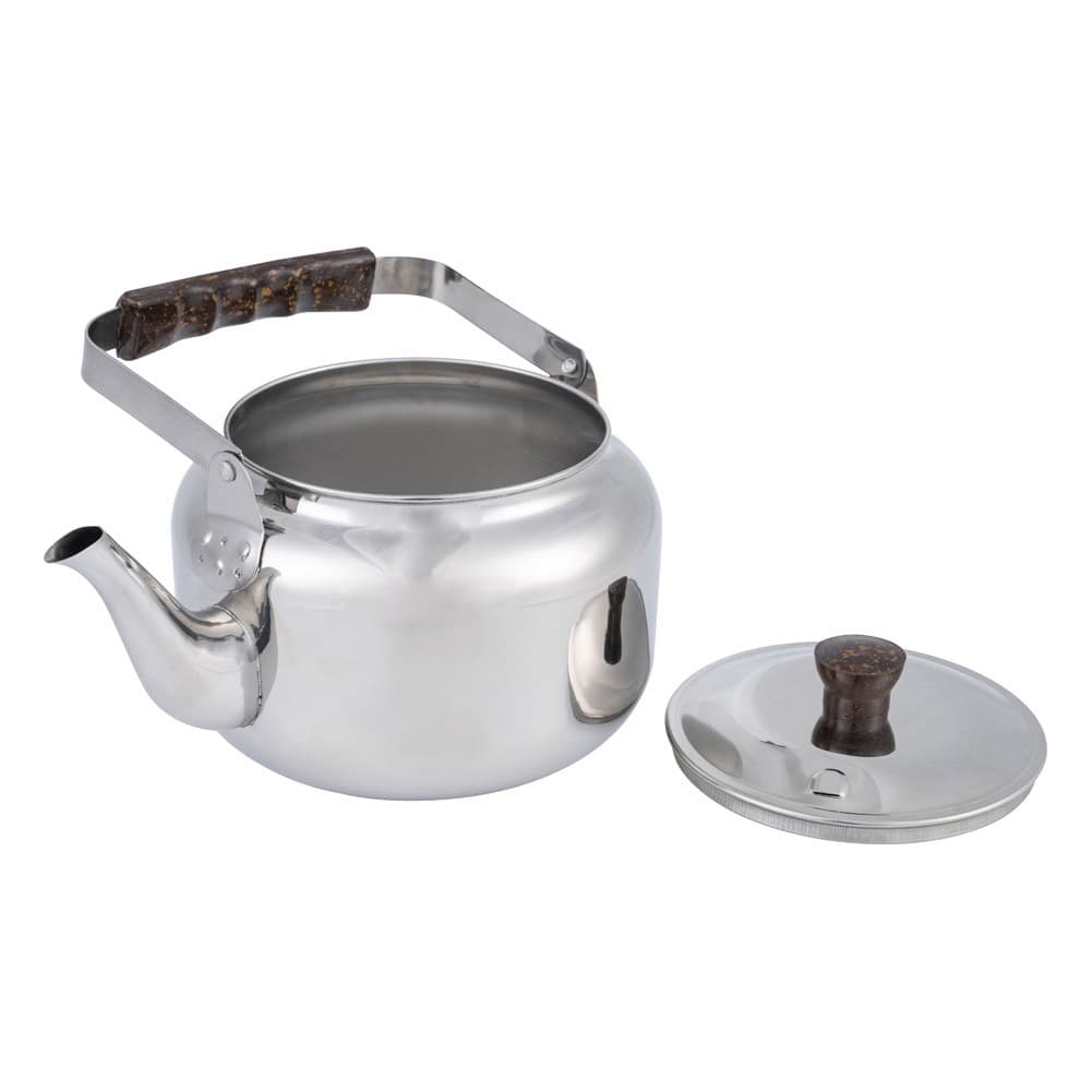 ALSANIDI, Stainless steel teapot, Teapot, Silver, capacity 2.7 L