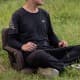 DPT, Camping And Garden Chair, Trips Chair, Brown, Size 82*62*6 Cm