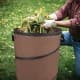 ALSANIDI, Foldable Waste Basket, Waste Paper Container, Brown, Size 49*67 Cm
