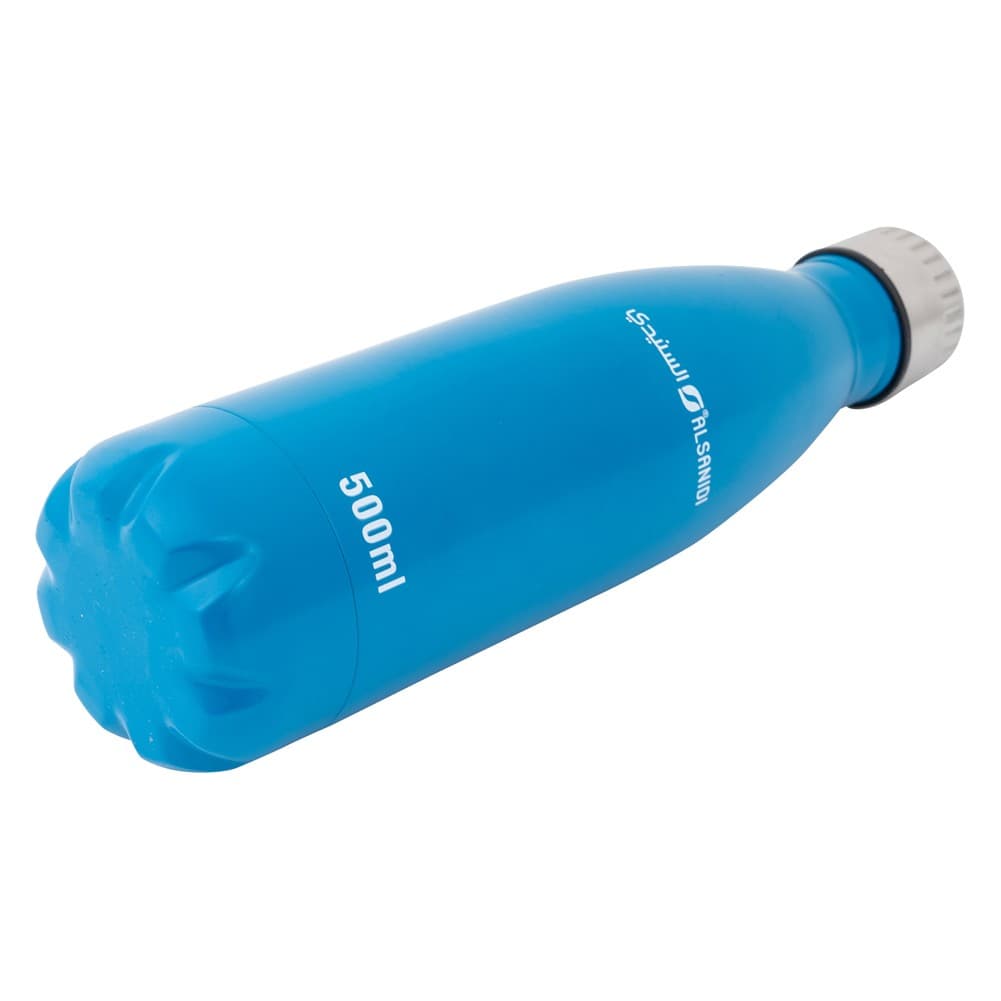 ALSANIDI, Stainless steel hot and cold Liquid Bottle, Sports water Bottle, Turquoise, capacity 500 ml