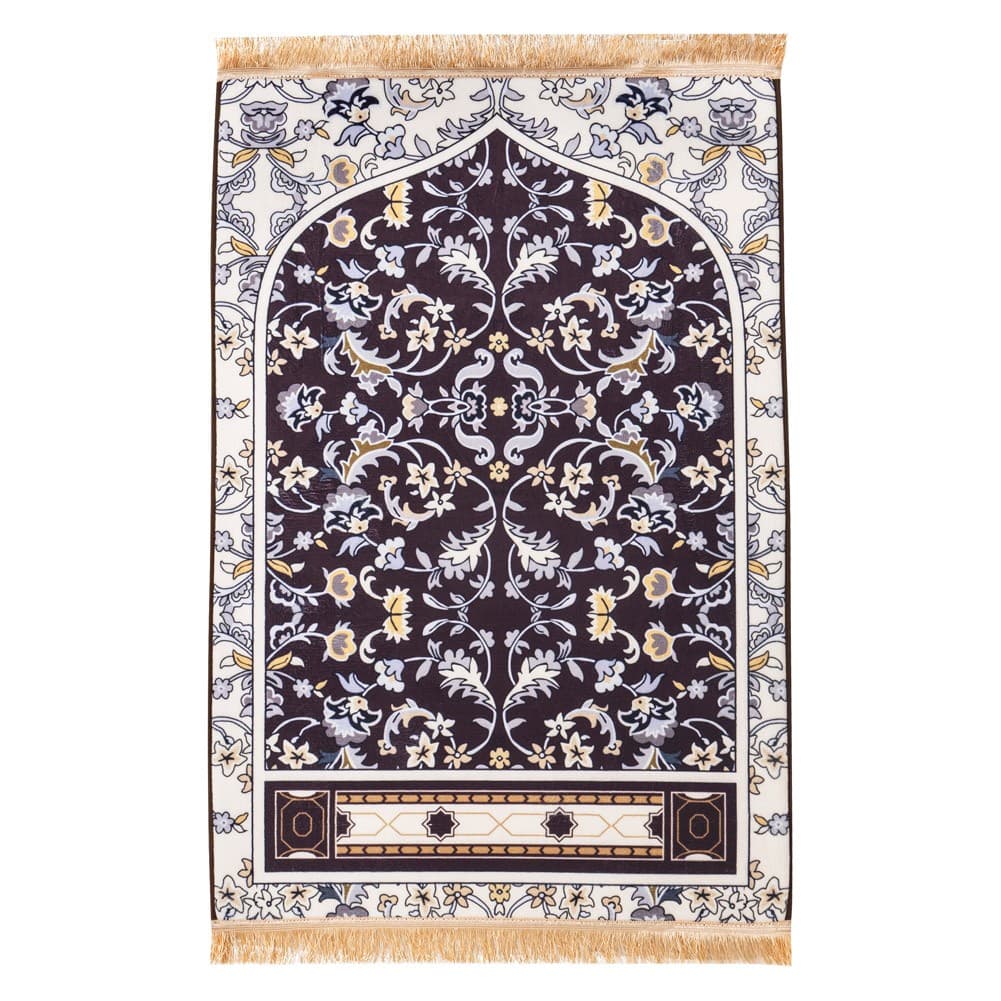 ALSANIDI, Memori Foam Prayer Rug, Comfortable Foam Prayer Rug, Brown, Size 80*120 Cm