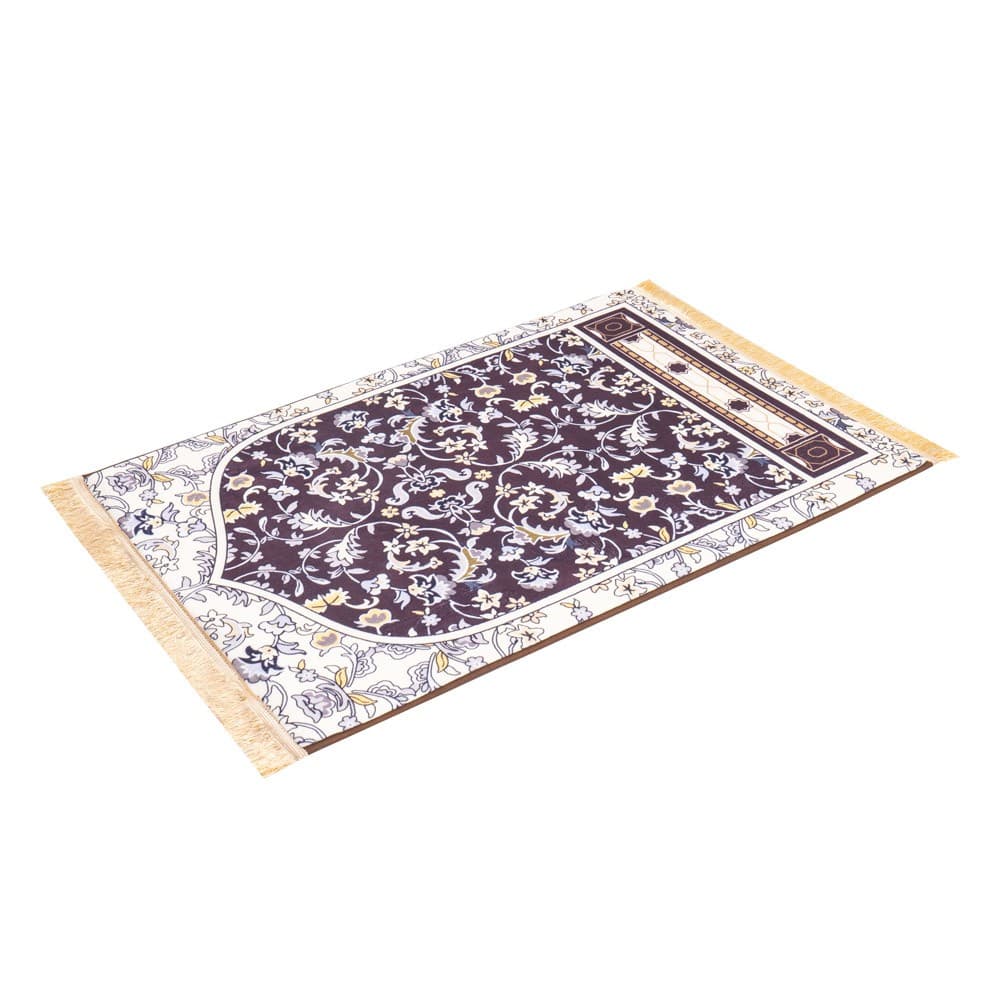 ALSANIDI, Memori Foam Prayer Rug, Comfortable Foam Prayer Rug, Brown, Size 80*120 Cm