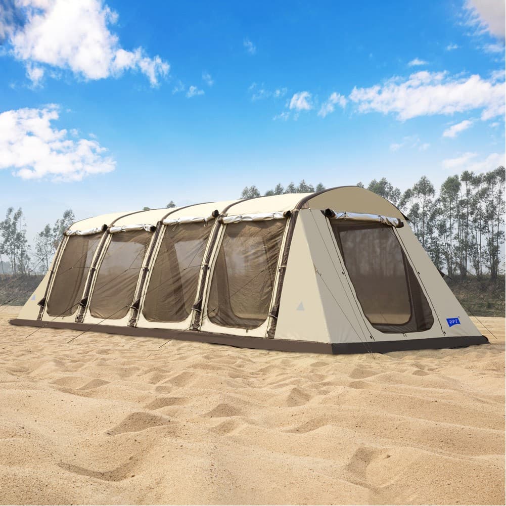 DPT, Air Cotton Tent for Trips, Inflatable Tent, Beige, Size800*320*220 Cm