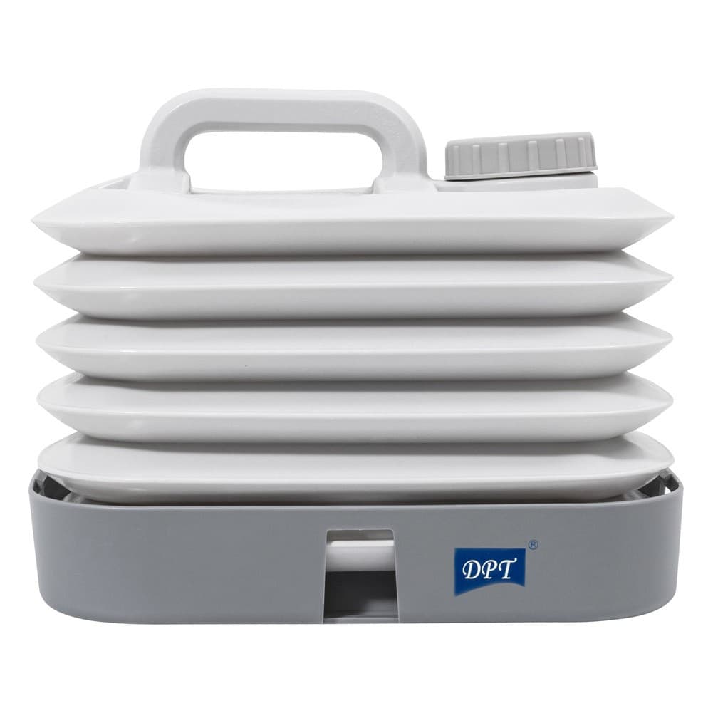 DPT, Foldable Water Gallon, Water Gallon, Gray, Size 34*20*25 Cm
