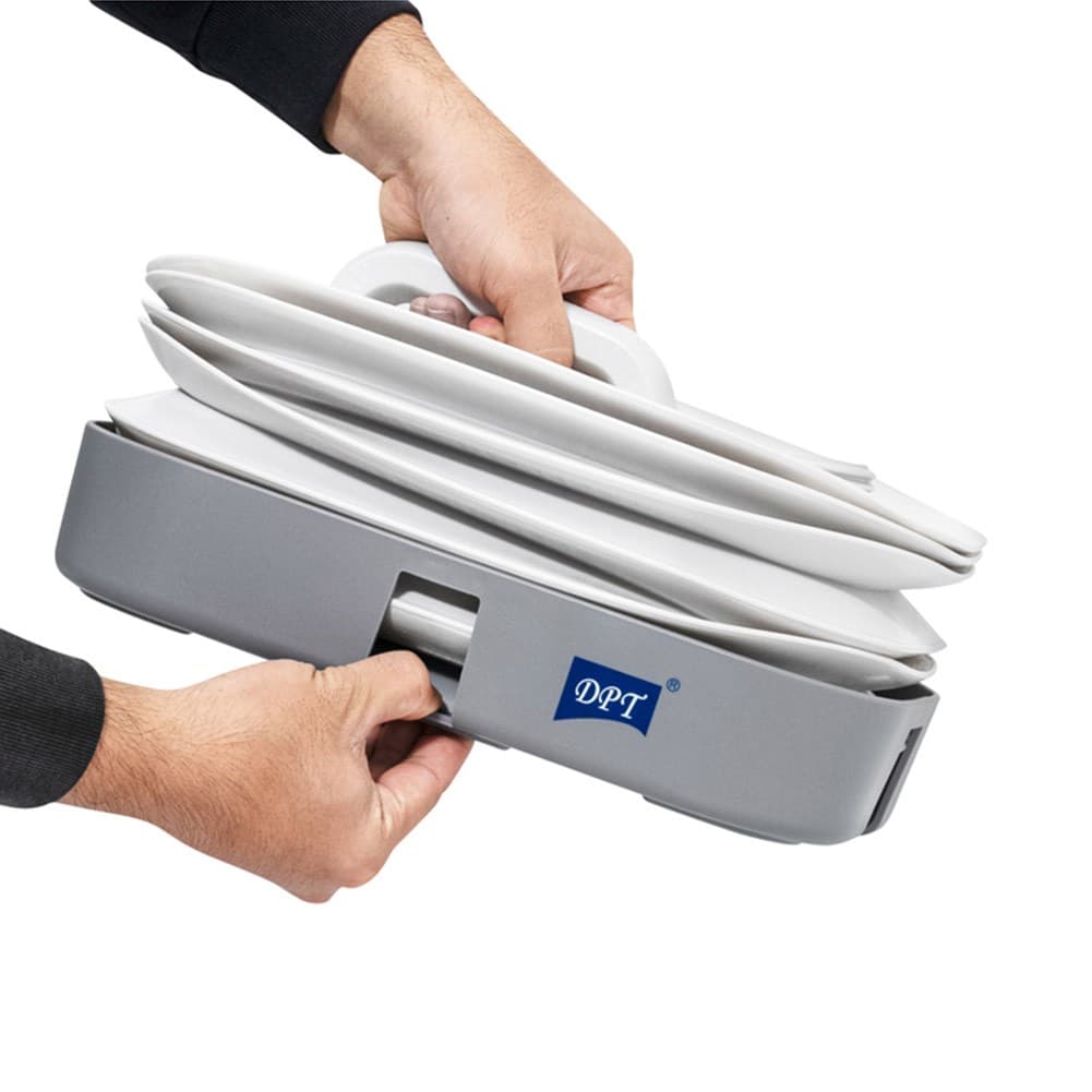DPT, Foldable Water Gallon, Water Gallon, Gray, Size 34*20*25 Cm