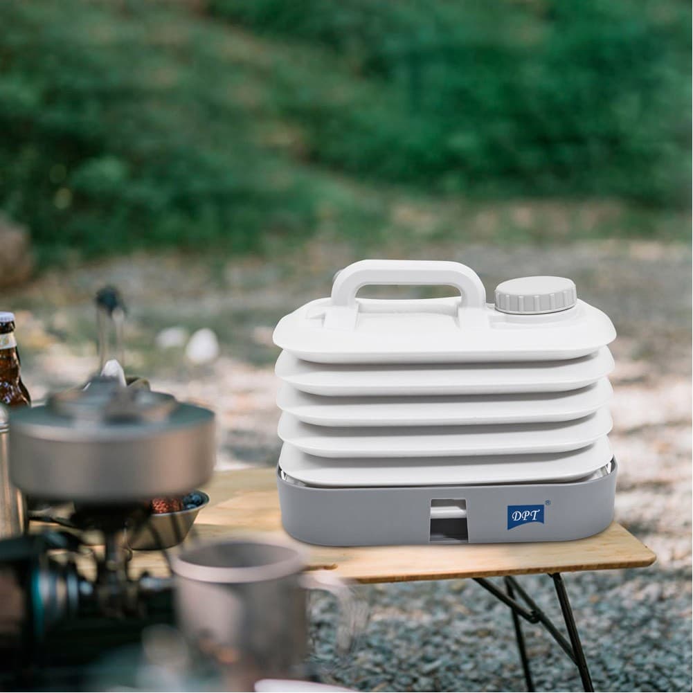 DPT, Foldable Water Gallon, Water Gallon, Gray, Size 34*20*25 Cm
