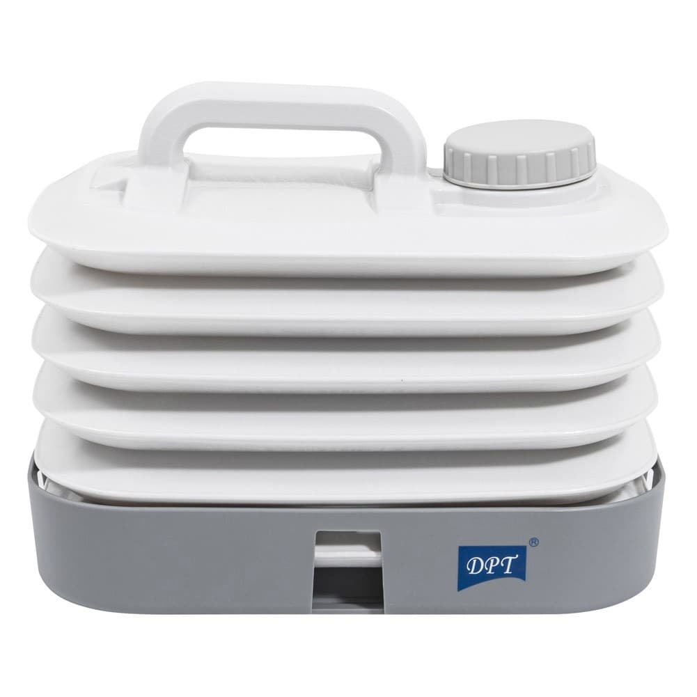 DPT, Foldable Water Gallon, Water Gallon, Gray, Size 34*20*25 Cm