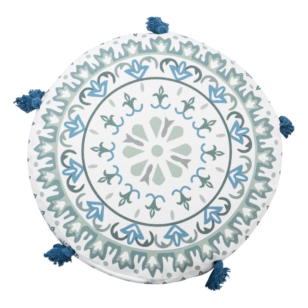 ALSANIDI, Comfortable multi-use Ground cushion, Blue, Size 45*45*25 Cm