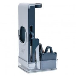 DPT, Vegetables and fruit slicer, Manual Vegetables slicer, Gray, Size 9.5*15.5*28.5 Cm