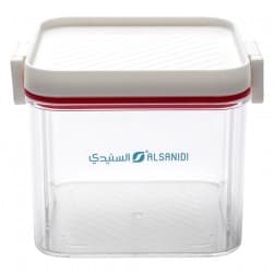 ALSANIDI, Closed storage box, Sealed Food Storage Container, Transparent , Size 12*10.3*9.4 Cm