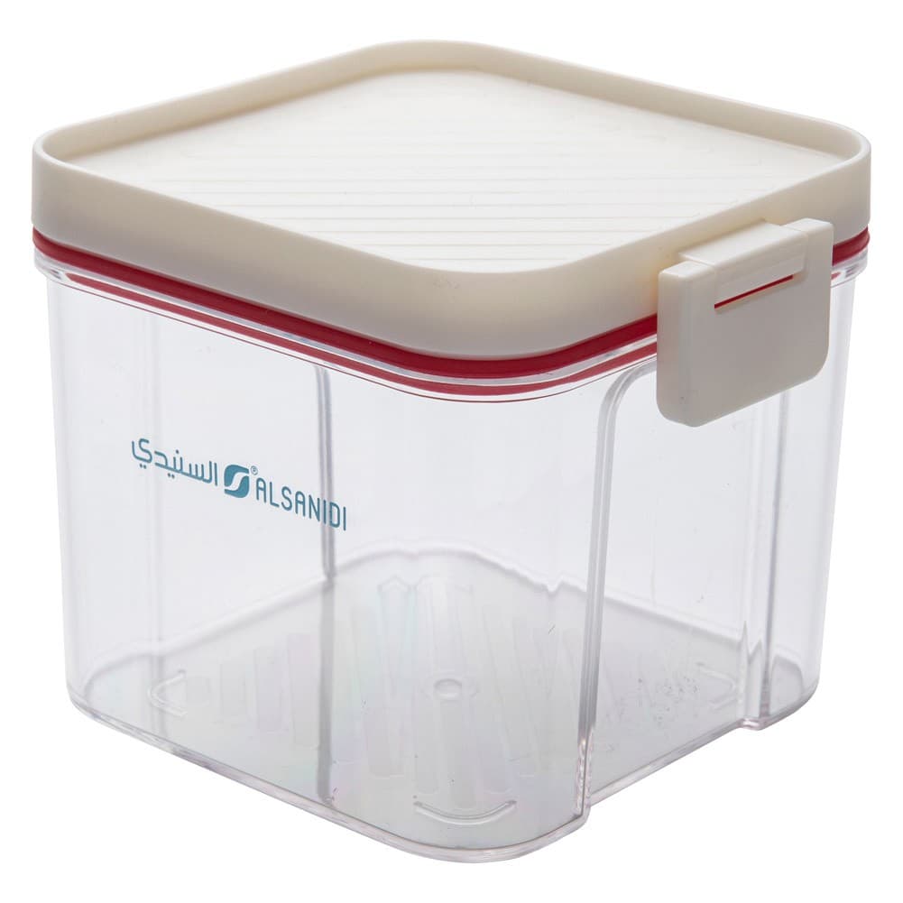 ALSANIDI, Closed storage box, Sealed Food Storage Container, Transparent , Size 12*10.3*9.4 Cm
