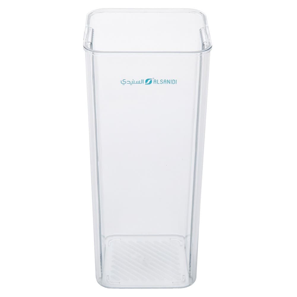 ALSANIDI, Closed storage box, Sealed Food Storage Container, Transparent , Size 12*10.3*24.8 Cm