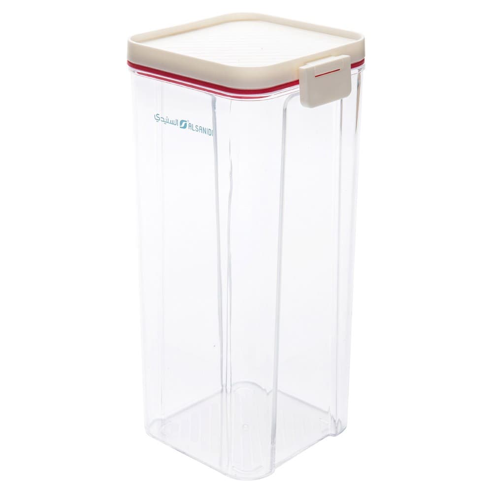 ALSANIDI, Closed storage box, Sealed Food Storage Container, Transparent , Size 12*10.3*24.8 Cm
