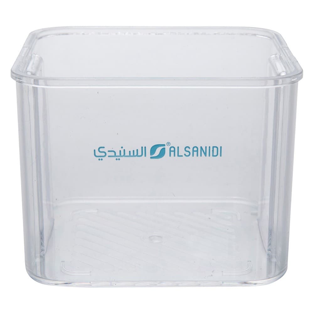 ALSANIDI, Closed storage box, Sealed Food Storage Container, Transparent , Size 12*10.3*9.4 Cm