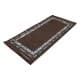 ALSANIDI, Ground seating mat for camping , Portable Camping and Hiking Floor Mat, Coffee Brown, Size 220*100 Cm